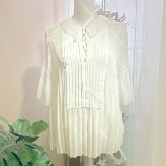 Aritzia Wilfred White Blouse - Picture 5 of 8